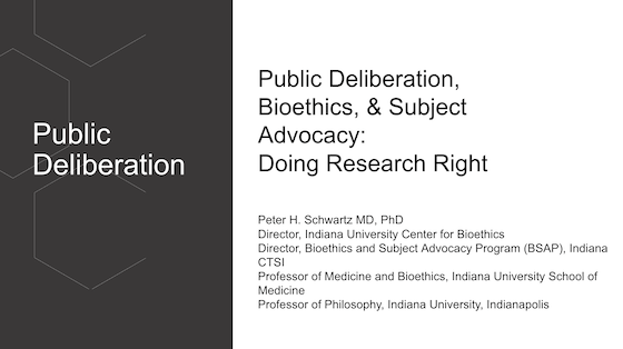 Public deliberation slides